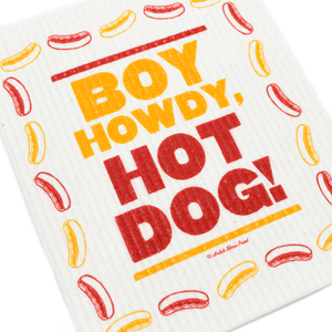 Hot Dog! Reusable Dish Cloth Set of 2