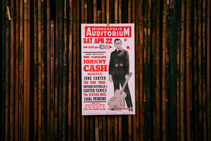 Johnny Cash Show Poster
