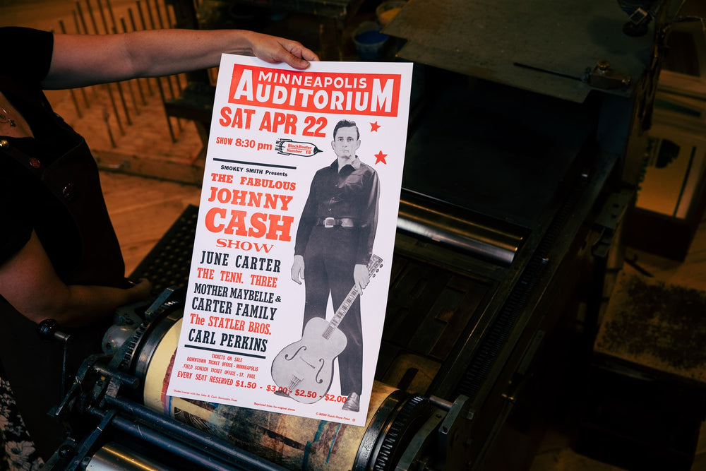 Johnny Cash Show Poster