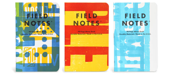 Field Notes x Hatch Show Print 3-Pack
