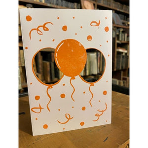 Birthday Balloons Die Cut Card