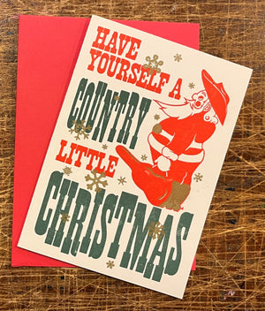 Country Christmas Card