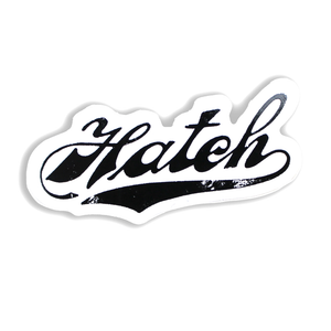 Hatch Script Sticker