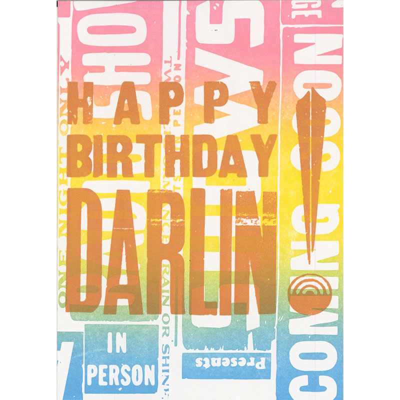 
            
                Load image into Gallery viewer, Happy Birthday Darlin&amp;#39; Card
            
        