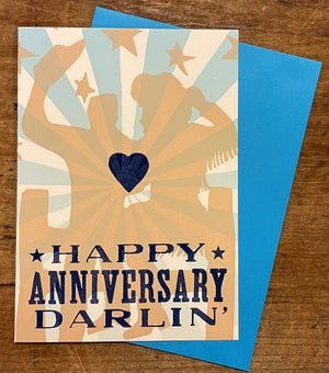 Happy Anniversary Darlin' Greeting Card
