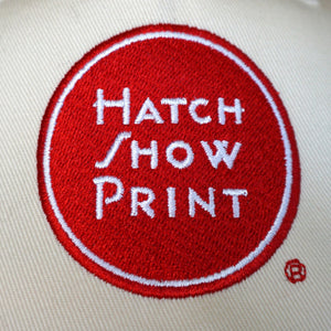 Natural/Red Hatch Logo Cap