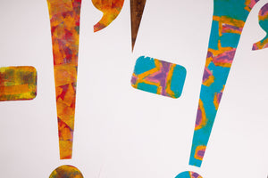 Hand Inked Exclamation Print