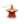 Santa Wooden Ornament