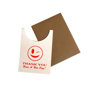 Thank You Bag Card