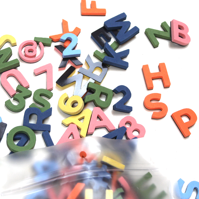 Rainbow Typeset Magnetic Letters