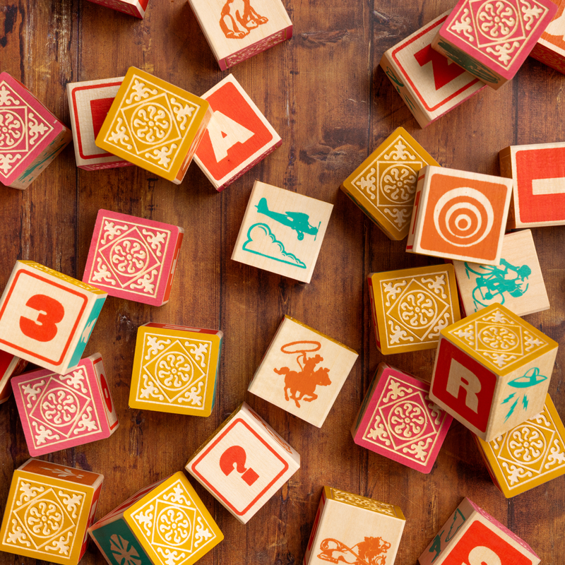 Alphabet Wooden Block Set