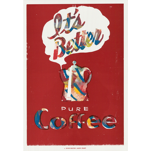 Hand-Inked Coffee Print