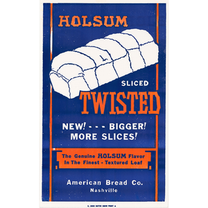 
            
                Load image into Gallery viewer, Holsum Bread Poster
            
        