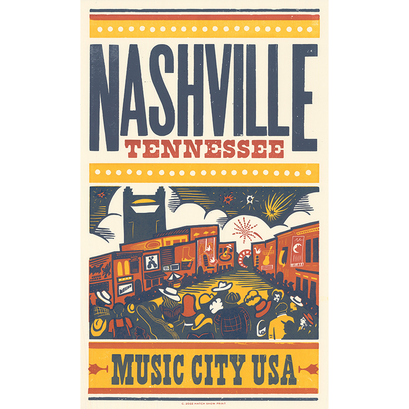 Nashville Broadway Poster