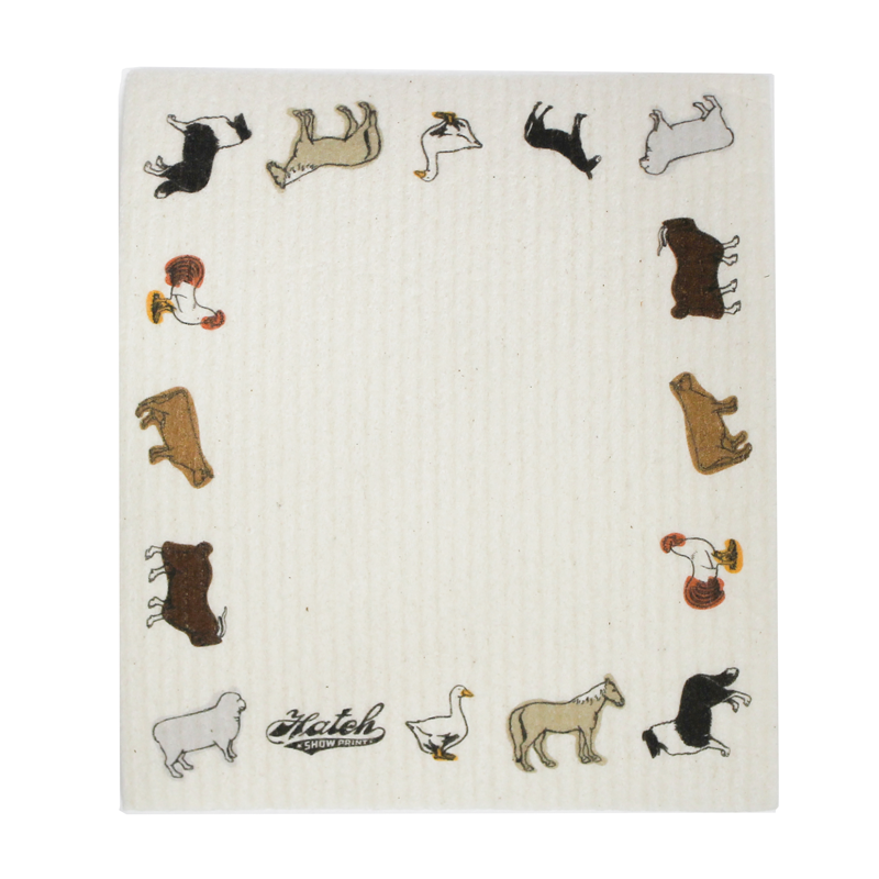 
            
                Load image into Gallery viewer, Farm Animals Reusable Dish Cloth Set of 2
            
        