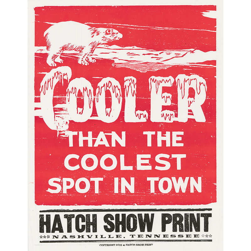 Cooler Than the Coolest Poster – Hatch Show Print Cooler Than the Coolest Poster – Hatch Show Print