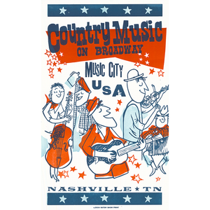 Country Music on Broadway Poster