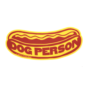 Dog Person Sticker