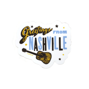 Greetings From Nashville Sticker