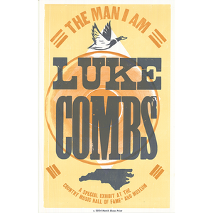 Luke Combs Exhibit Poster