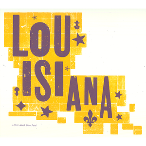 Louisiana State Poster