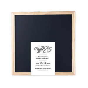 15"x15" Black Chalkboard Magnetic Slate