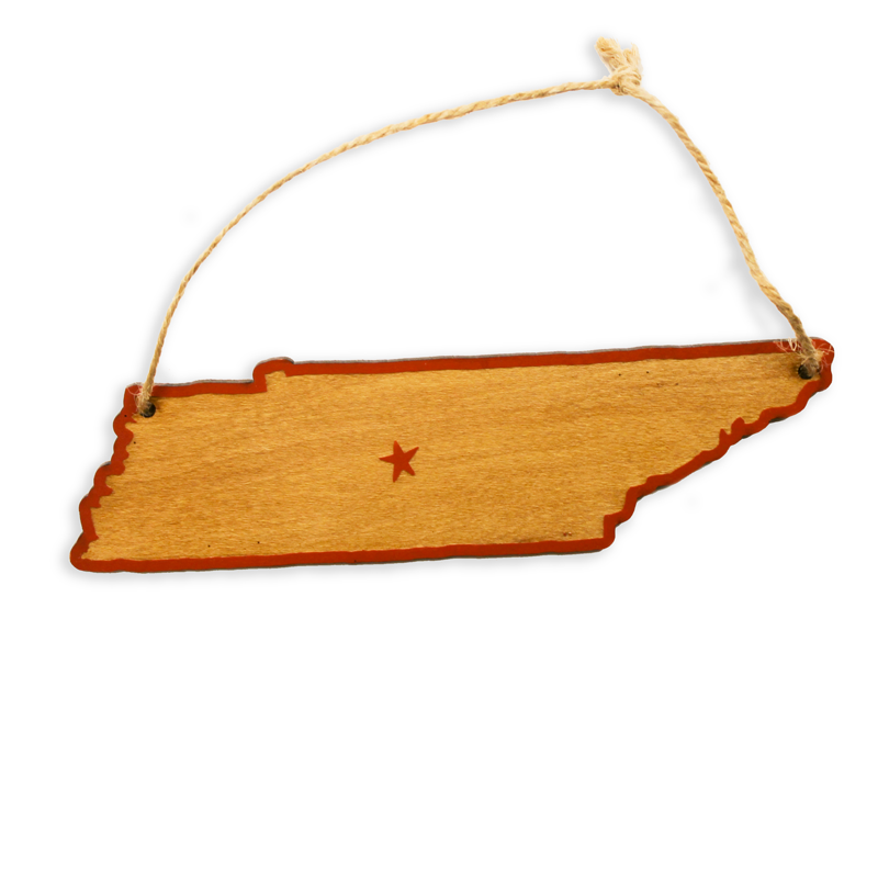 Tennessee Wooden Ornament