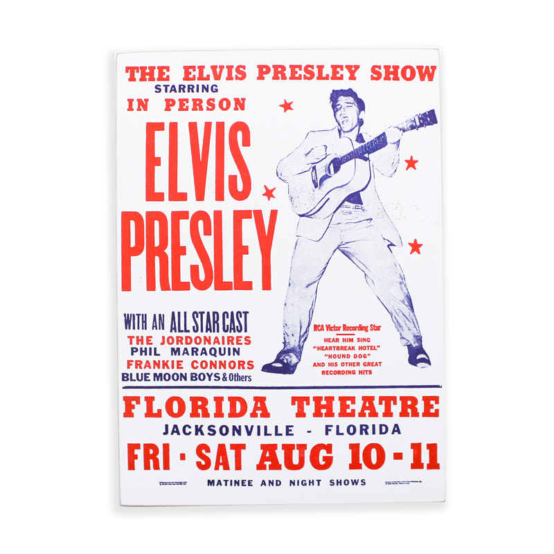 Elvis Postcard Plaque