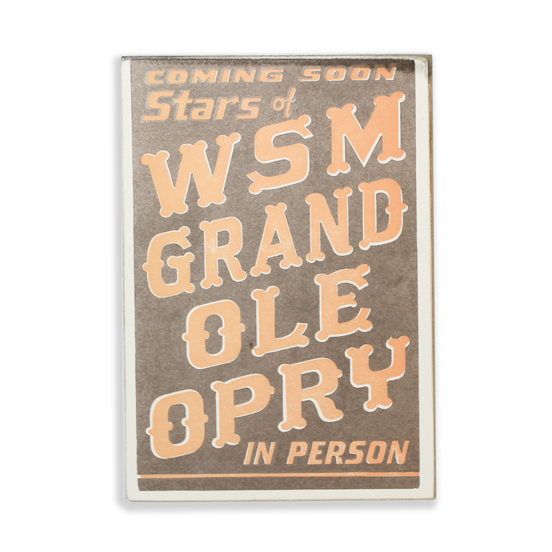 WSM Grand Ole Opry Postcard Plaque