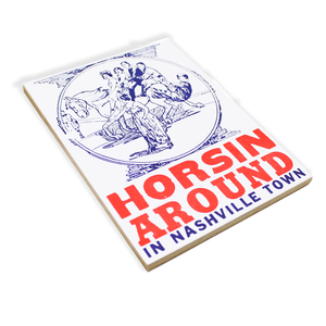 
            
                Load image into Gallery viewer, Horsin Around Postcard Plaque
            
        