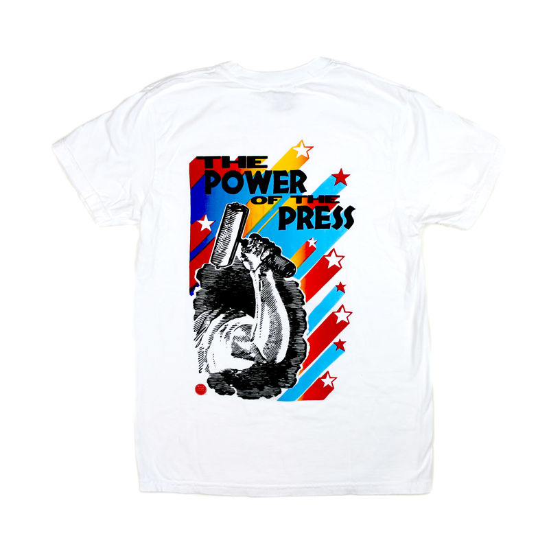 
            
                Load image into Gallery viewer, Power of the Press T-Shirt
            
        