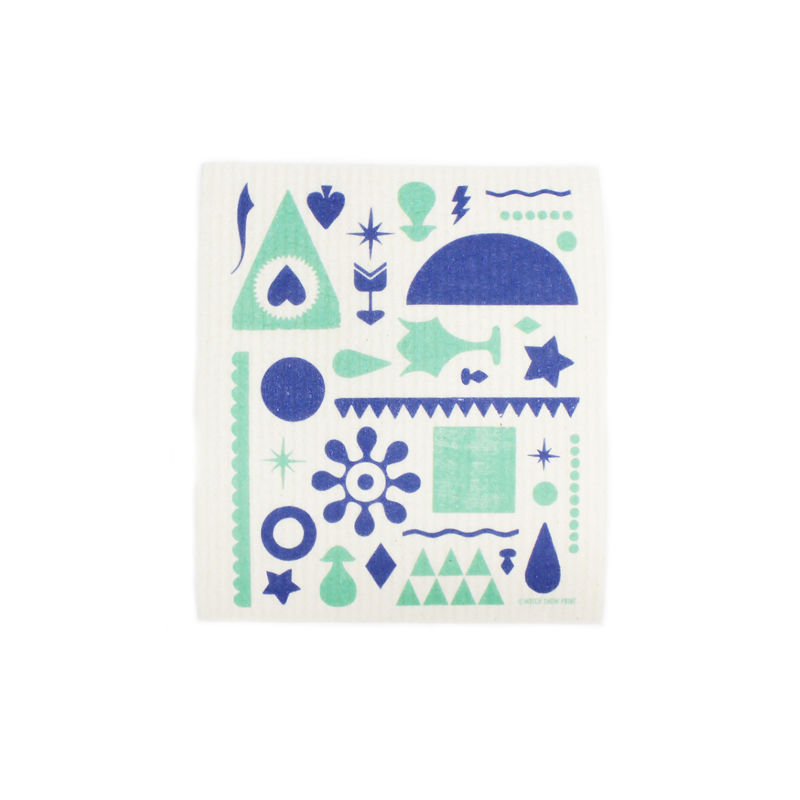 
            
                Load image into Gallery viewer, Dingbats Reusable Dish Cloth Set of 2
            
        