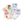 Farm Animals Reusable Dish Cloth Set of 2