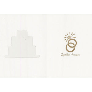 Together Forever Cake Die Cut Card