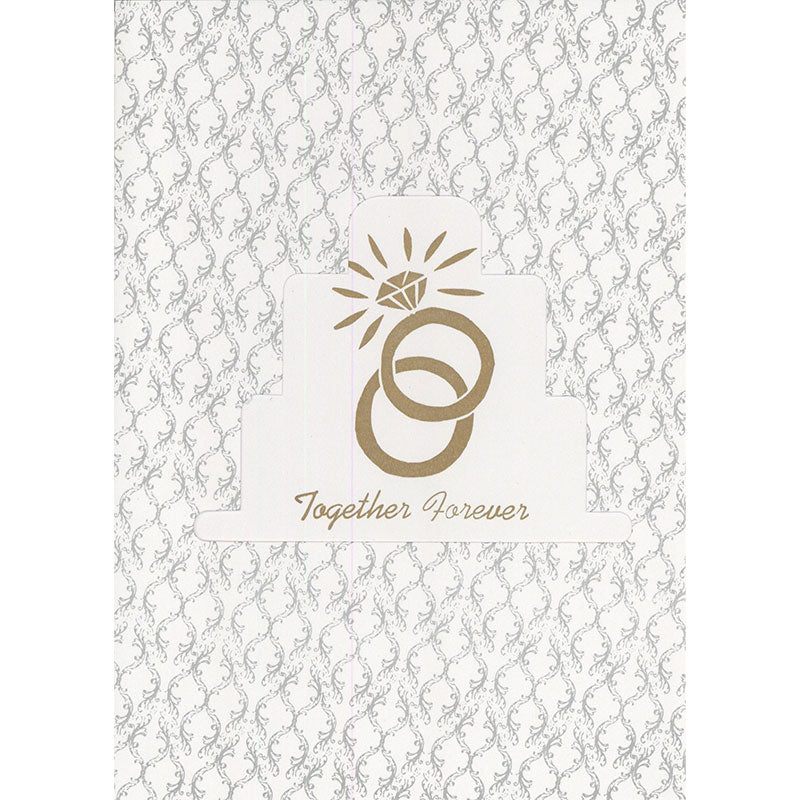 Together Forever Cake Die Cut Card