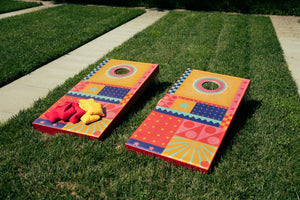 Hatch Sunburst Cornhole Set