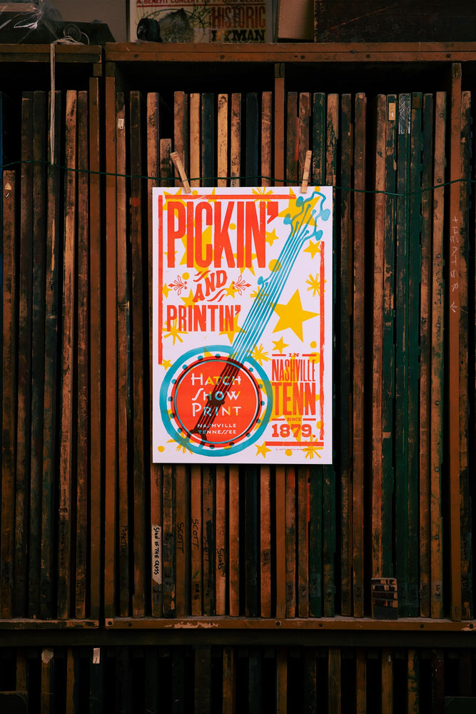 Pickin' and Printin' Poster