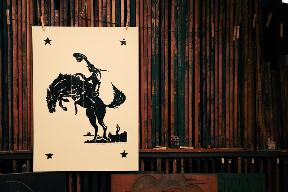 
            
                Load image into Gallery viewer, Black Rodeo Print
            
        