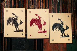 Red Rodeo Print