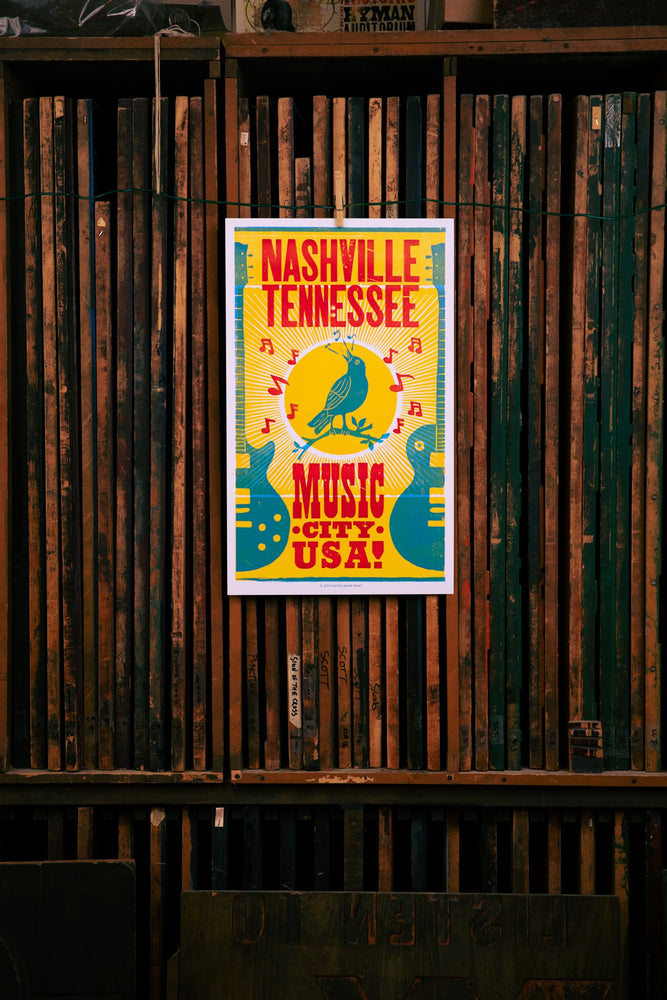 Bluebird Music City Poster
