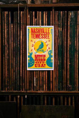 Bluebird Music City Poster