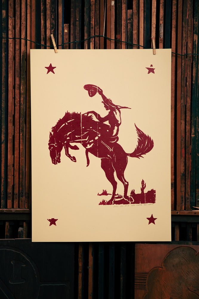 Red Rodeo Print