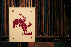 Red Rodeo Print