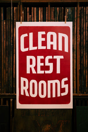 Clean Restrooms Print