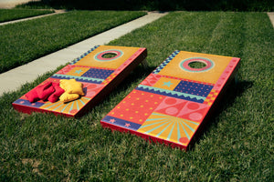 Hatch Sunburst Cornhole Set