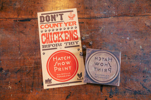 Don't Count Yer Chickens Poster