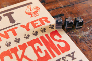 Don't Count Yer Chickens Poster