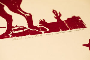 Red Rodeo Print