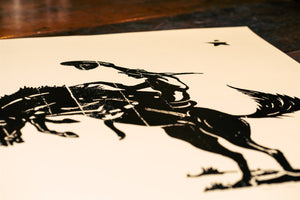 
            
                Load image into Gallery viewer, Black Rodeo Print
            
        