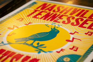 Bluebird Music City Poster
